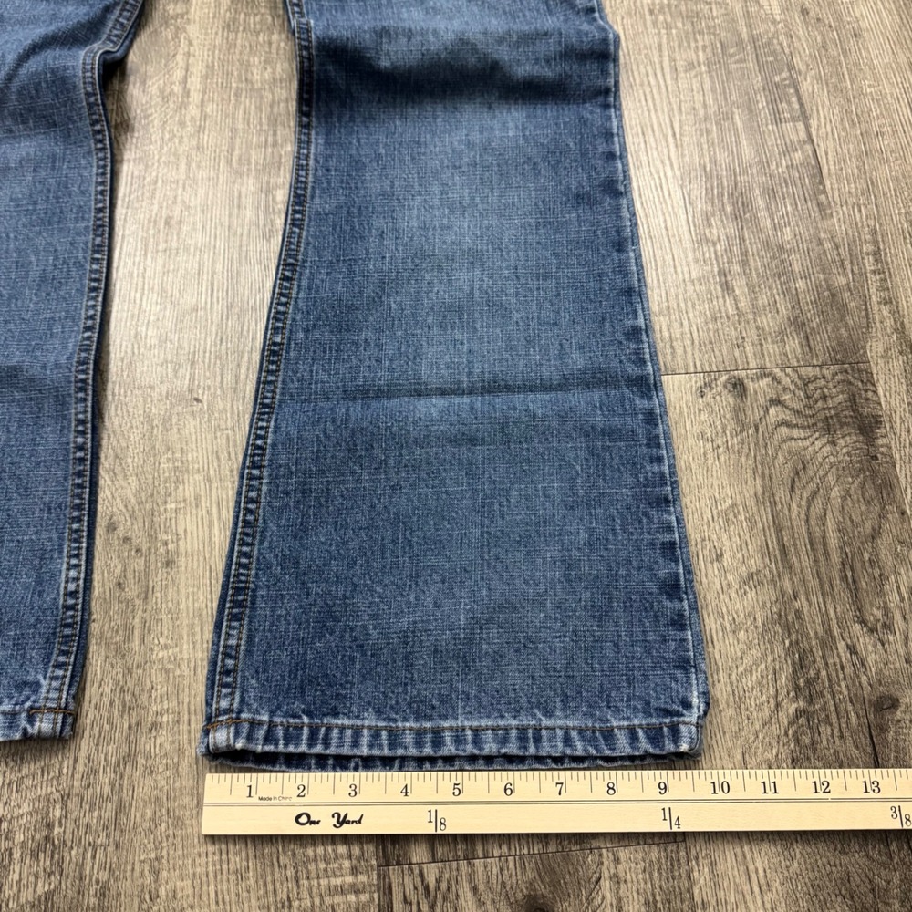 Vintage Y2K Arizona Jean Co Flare Leg Denim Jeans Juniors 9 - Picture 5 of 7